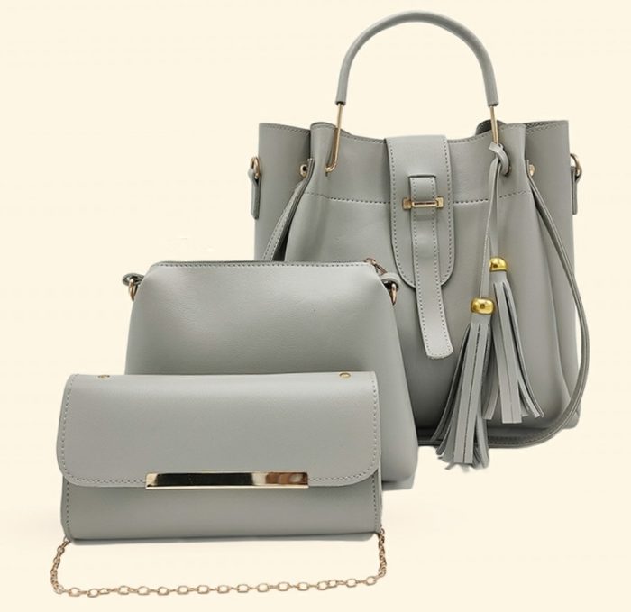 Chic & Versatile: 3 Pc Bag Collection for Modern Women - Image 1