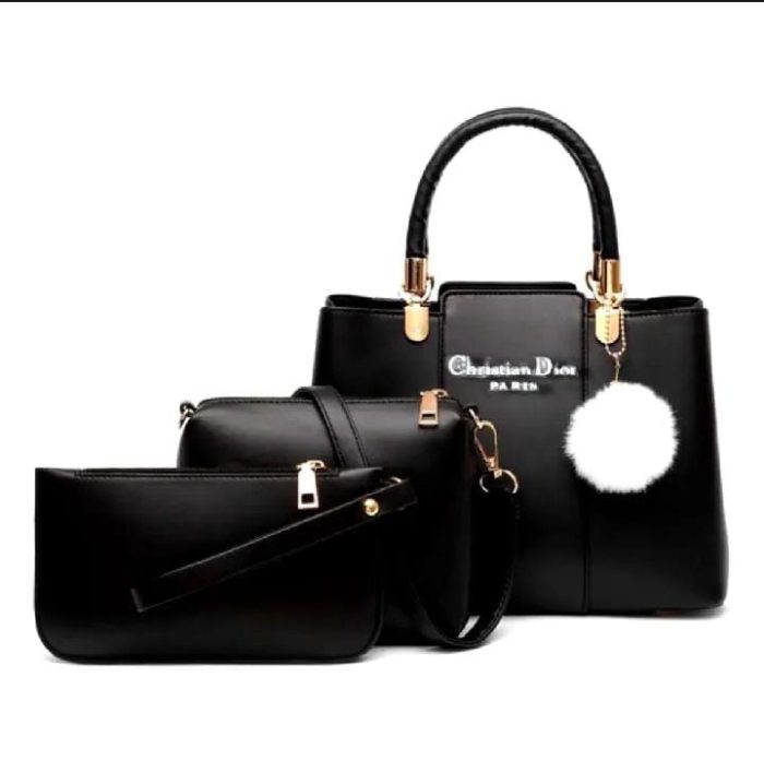 Trendy Trio Bag Collection – 3 Pc - Image 1