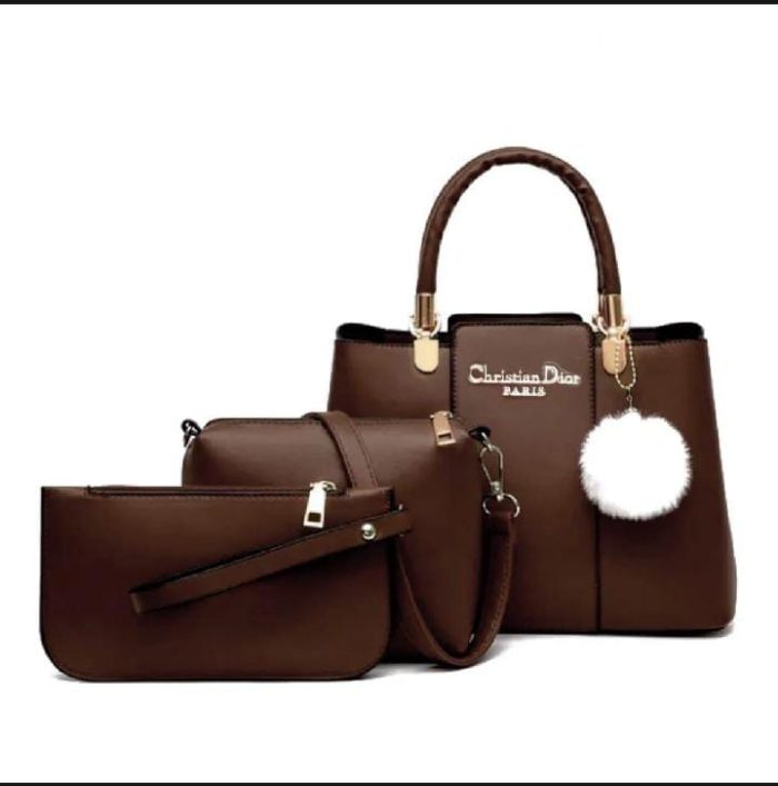 Trendy Trio Bag Collection – 3 Pc - Image 1