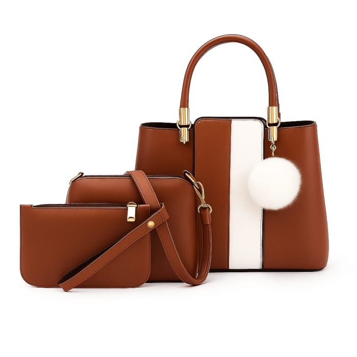 Trendy Trio Bag Collection – 3 Pc - Image 1