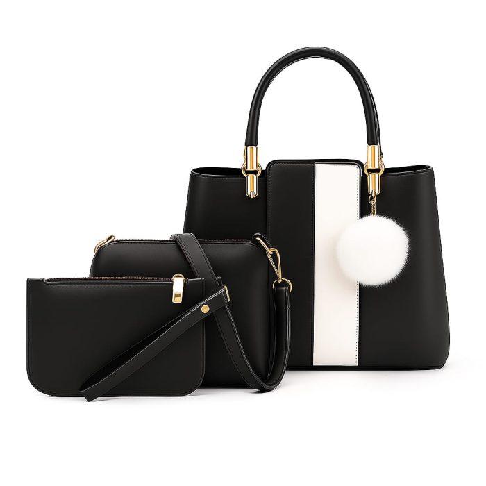 Trendy Trio Bag Collection – 3 Pc - Image 1