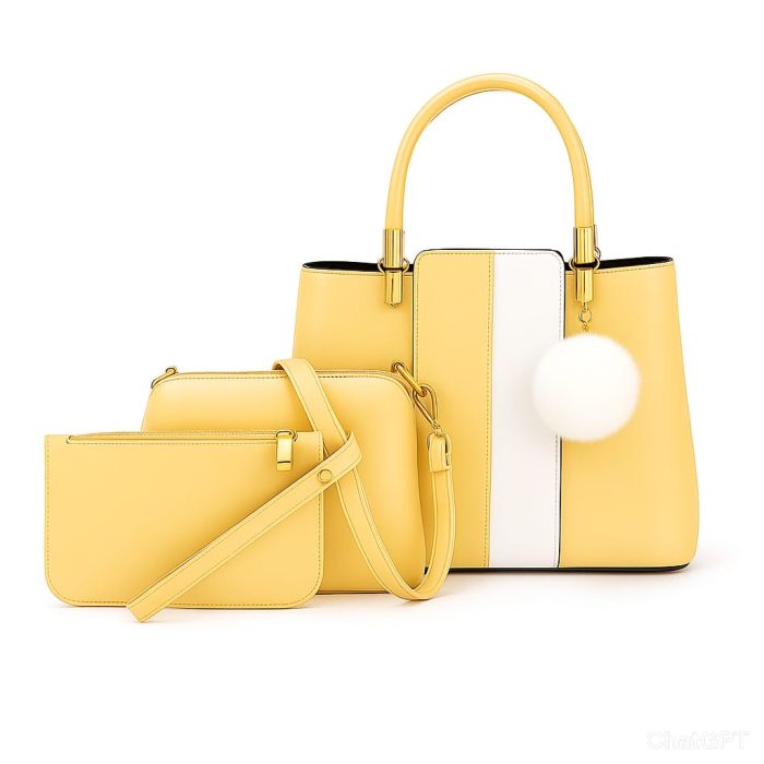 Trendy Trio Bag Collection – 3 Pc - Image 1